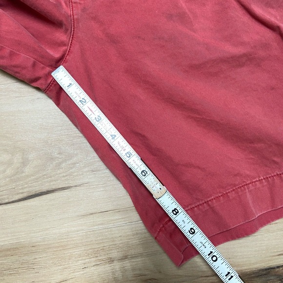 Indigo Palms Shorts Mens 34 Pink Chino Flat Front 9" - Picture 7 of 9